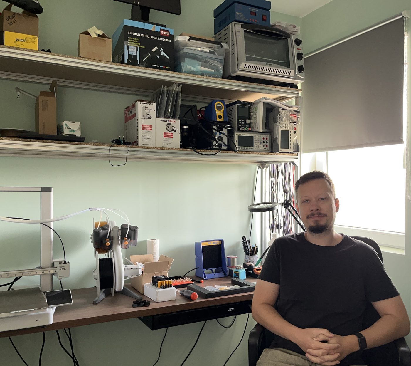Marvin in het Beartronics-lab